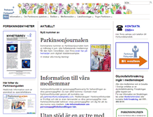 Tablet Screenshot of norraalvsborg.parkinsonforbundet.se