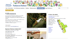 Desktop Screenshot of halland.parkinsonforbundet.se