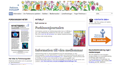 Desktop Screenshot of info.parkinsonforbundet.se